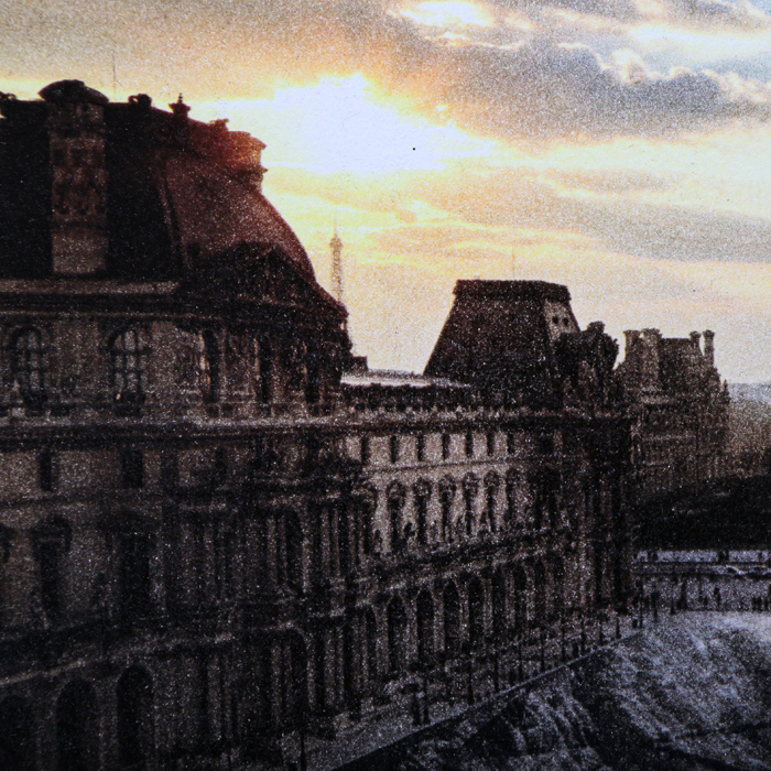 JR (Né en 1983), JR au Louvre, 29 mars 2019, 18h08 - 2021 - Detail D1