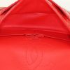 Bolso bandolera Chanel 2.55 en cuero acolchado rojo - Detail D3 thumbnail