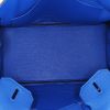Borsa Hermes Birkin 30 cm in pelle togo Bleu France - Detail D2 thumbnail