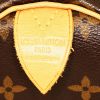 Bolso de mano Louis Vuitton Speedy 30 en lona Monogram marrón y cuero natural - Detail D3 thumbnail