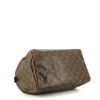 Bolso de mano Louis Vuitton Speedy 30 en lona Monogram marrón y cuero natural - Detail D5 thumbnail