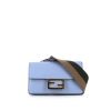 Fendi Baguette shoulder bag in blue leather - 360 thumbnail