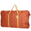 Funda protectora para ropa Louis Vuitton  America's Cup en lona Monogram roja y cuero natural - 00pp thumbnail