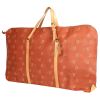 Porte-habits Louis Vuitton  America's Cup en toile monogram rouge et cuir naturel - Detail D2 thumbnail