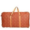 Porte-habits Louis Vuitton  America's Cup en toile monogram rouge et cuir naturel - Detail D4 thumbnail