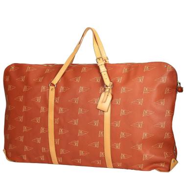 Funda protectora para ropa Louis Vuitton  America's Cup en lona Monogram roja y cuero natural