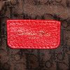 Sac Dior Saddle en poulain léopard et cuir rouge - Detail D3 thumbnail