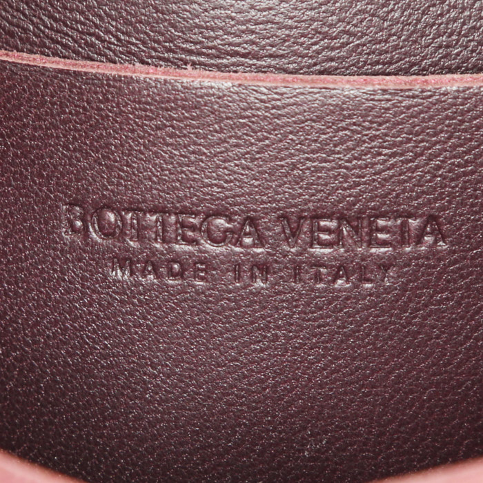 Pochette-cintura Bottega Veneta  Cassette in pelle intrecciata plum - Detail D3
