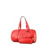 Bolso de mano Louis Vuitton Soufflot en cuero Epi rojo - 00pp thumbnail