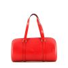 Louis Vuitton Soufflot handbag in red epi leather - 360 thumbnail