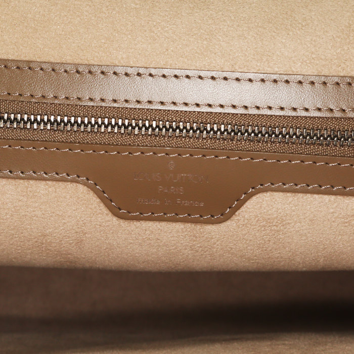 Louis Vuitton Lussac handbag in taupe epi leather - Detail D3