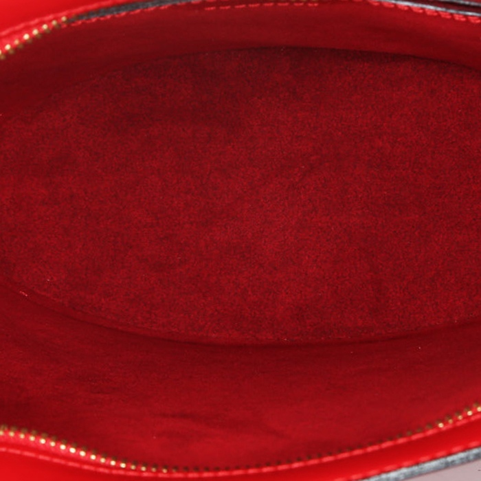 Borsa Louis Vuitton Saint Jacques modello piccolo in pelle Epi rossa - Detail D2