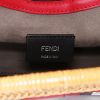 Fendi Runaway shoulder bag in red, white and black canvas and red leather - Detail D4 thumbnail