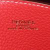 Sac cabas Hermes Double Sens en cuir taurillon clémence bicolore rose Rubis et Bougainvillea - Detail D5 thumbnail