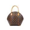Louis Vuitton Ellipse small model handbag in brown monogram canvas and natural leather - Detail D2 thumbnail