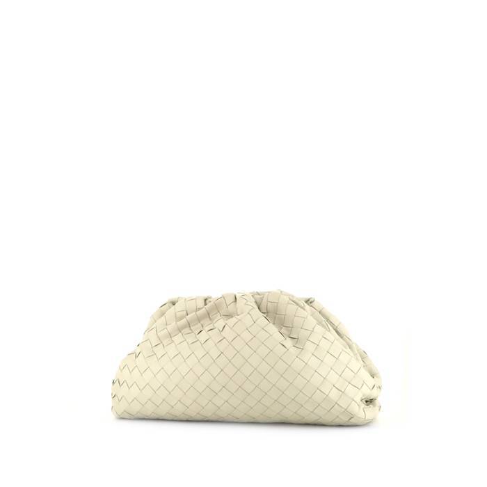 Bottega Veneta Pouch pouch in white plaster intrecciato leather - 00pp