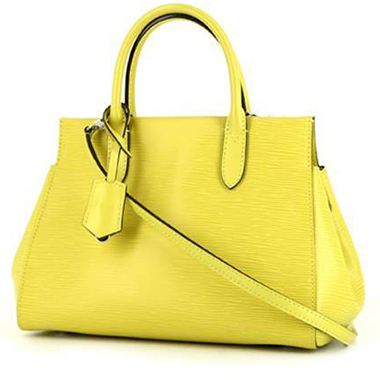 Louis Vuitton Louis Vuitton Lussac Yellow Epi Leather Large
