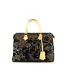 Louis Vuitton Speedy Editions Limitées Fleurs de Jais handbag in brown monogram canvas and natural leather - 360 thumbnail