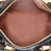 Bolso de mano Louis Vuitton Speedy Editions Limitées Fleurs de Jais en lona Monogram marrón y cuero natural - Detail D2 thumbnail
