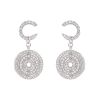 Half-articulated Bulgari Astrale pendants earrings in white gold and diamonds - 00pp thumbnail