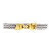 Fred Force 10 Vintage bracelet in yellow gold and stainless steel - 00pp thumbnail