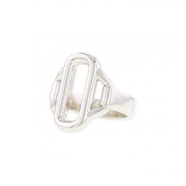 Anello Hermès Attelage in argento