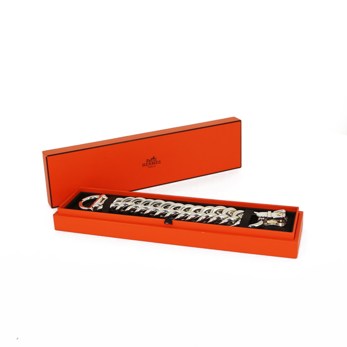 Bracciale flessibile Hermès in argento