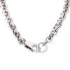 Flexible Hermès Voltige necklace in silver - 00pp thumbnail