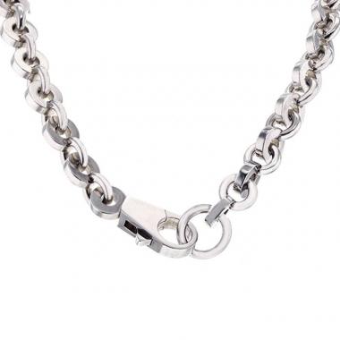 Collar flexible Hermès Voltige en plata