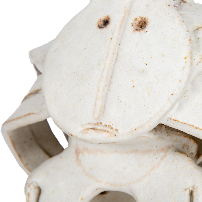 Bruno Gambone, "Lion", sculpture en grès émaillé, signée, des années 1970/80 - Detail D1