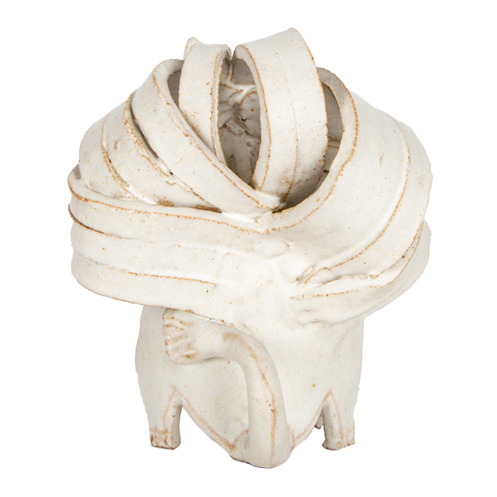 Bruno Gambone, "Lion", sculpture in glazed stoneware, signed, from the 1970/80's - Detail D3