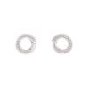 H. Stern earrings in brushed white gold and diamonds - 00pp thumbnail