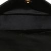 Sac bandoulière Chanel Mini Timeless en toile matelassée noire - Detail D2 thumbnail