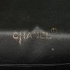 Sac bandoulière Chanel Mini Timeless en toile matelassée noire - Detail D3 thumbnail