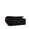 Borsa a tracolla Chanel Mini Timeless in tela trapuntata nera - Detail D4 thumbnail