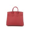 Hermes Birkin 25 cm handbag in pomegranate red togo leather - Detail D2 thumbnail