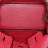 Hermes Birkin 25 cm handbag in pomegranate red togo leather - Detail D4 thumbnail
