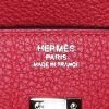 Bolso de mano Hermes Birkin 25 cm en cuero togo rojo granate - Detail D5 thumbnail