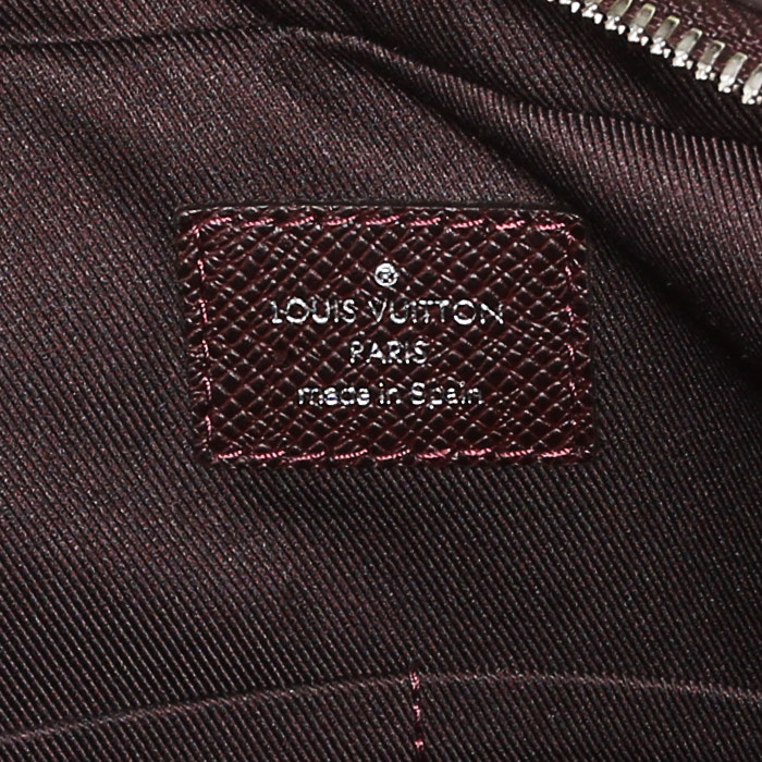 Louis Vuitton Anton shoulder bag in brown taiga leather - Detail D3