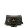 Hermes Birkin 35 cm handbag in black box leather - 360 Front thumbnail