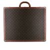 Louis Vuitton Bisten 60 suitcase in monogram canvas and brown lozine (vulcanised fibre) - 360 thumbnail