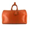 Bolsa de viaje Louis Vuitton Keepall 45 en cuero Epi color camel - 360 thumbnail