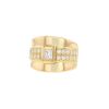 Hermès sleeve ring in yellow gold and diamonds - 00pp thumbnail