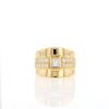 Anello a fascia Hermès in oro giallo e diamanti - 360 thumbnail