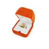 Anello a fascia Hermès in oro giallo e diamanti - Detail D2 thumbnail