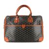 Goyard Ambassade briefcase in brown Goyard canvas and brown leather - 360 thumbnail