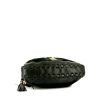 Gucci Jackie handbag in black leather and black suede - Detail D4 thumbnail