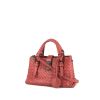 Bottega Veneta Roma mini shoulder bag in pink intrecciato leather - 00pp thumbnail