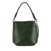 Prada Margit handbag in green leather - 360 thumbnail