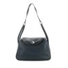 Hermes Lindy handbag in blue togo leather - 360 thumbnail